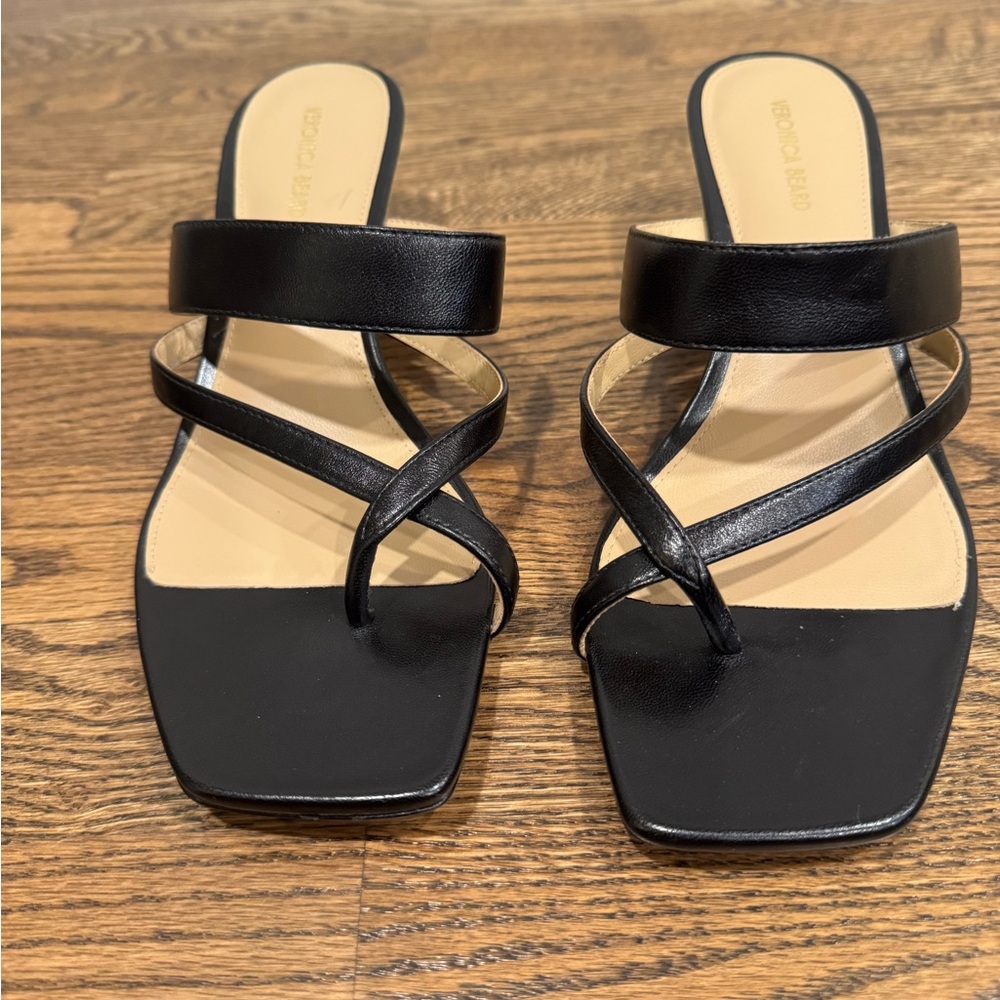 Veronica Beard - Alanis Leather Sandal - Picture 2 of 4